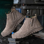 Men’s Slip-On Steel Toe Work Boots