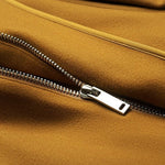 Men’s Stand Collar Snap Button Front Jacket