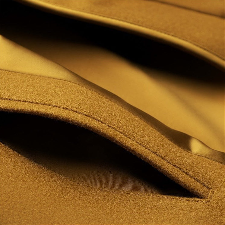 Men’s Stand Collar Snap Button Front Jacket