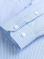 Men's Striped Long Sleeve Button Down Shirt