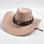 Men’s Stud Detail Western Cowboy Hat