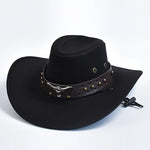 Men’s Stud Detail Western Cowboy Hat