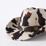 Men’s Western Cow Print Cowboy Hat