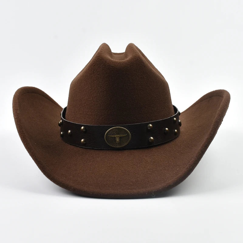Men’s Wide Brim Western Cowboy Hat