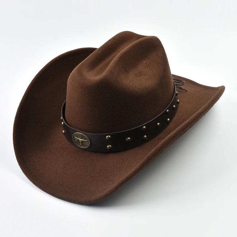 Men’s Wide Brim Western Cowboy Hat