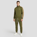 Men’s Zip Up Track Jacket and Jogger Pants 2 Piece Tracksuit Set
