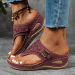 Women’s Buckle Strap Platform Slide Sandals