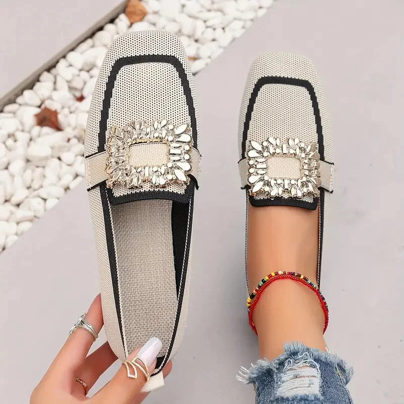 Women’s Closed-Toe Buckle Slip-On Loafers
