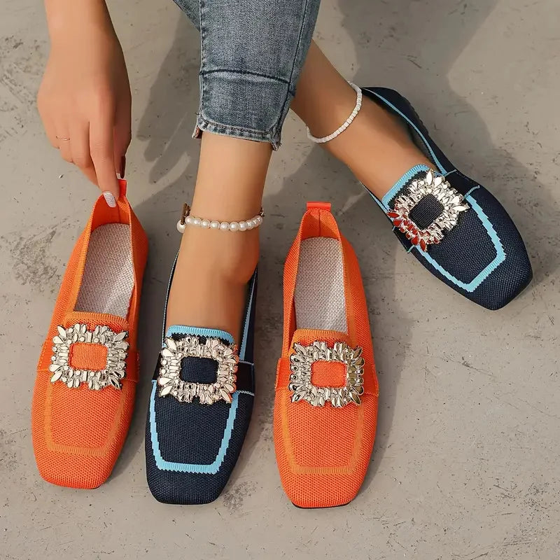 Women’s Closed-Toe Buckle Slip-On Loafers