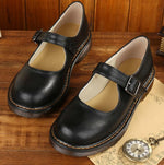 Women’s Closed-Toe Buckle Strap Mary Jane Shoes