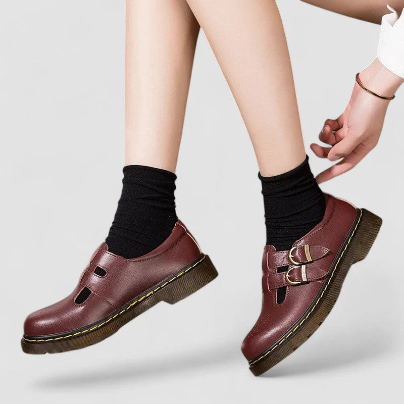 Women’s Closed-Toe Double Strap Mary Jane Shoes