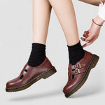 Women’s Closed-Toe Double Strap Mary Jane Shoes