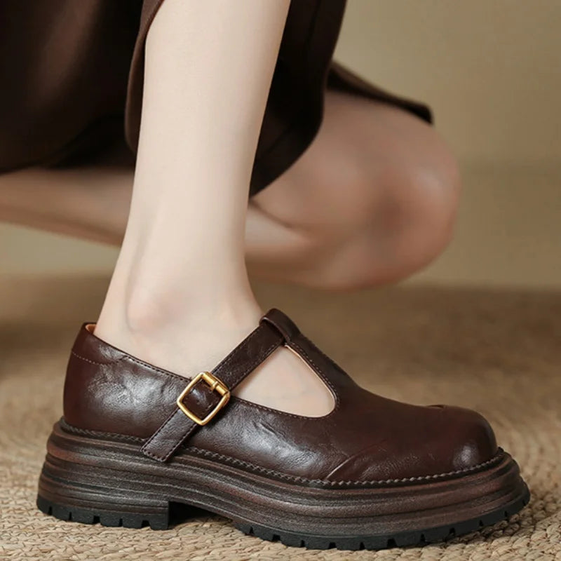 Women’s Closed-Toe Platform Mary Jane Shoes