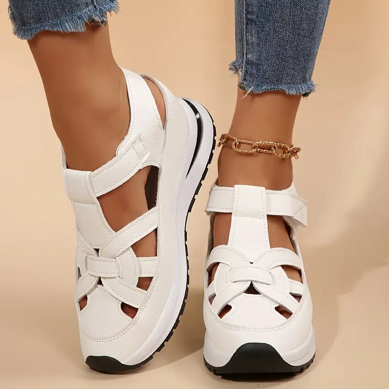 Women’s Closed-Toe Platform Slingback Sandals