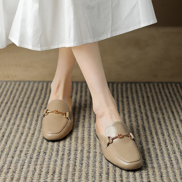 Women’s Closed-Toe Slip-On Mule Loafers