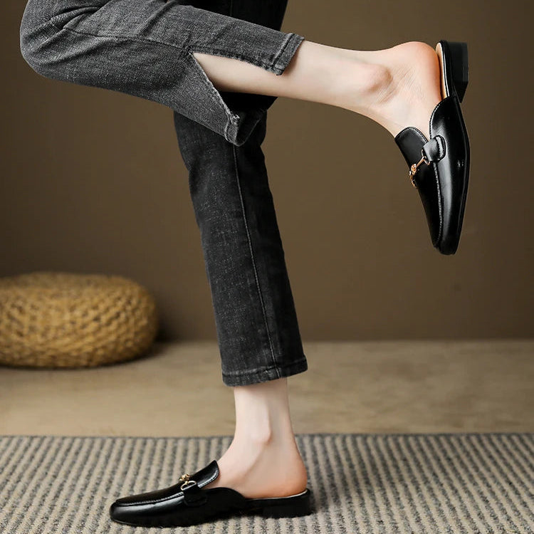 Women’s Closed-Toe Slip-On Mule Loafers