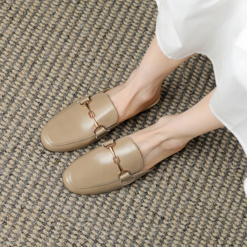 Women’s Closed-Toe Slip-On Mule Loafers