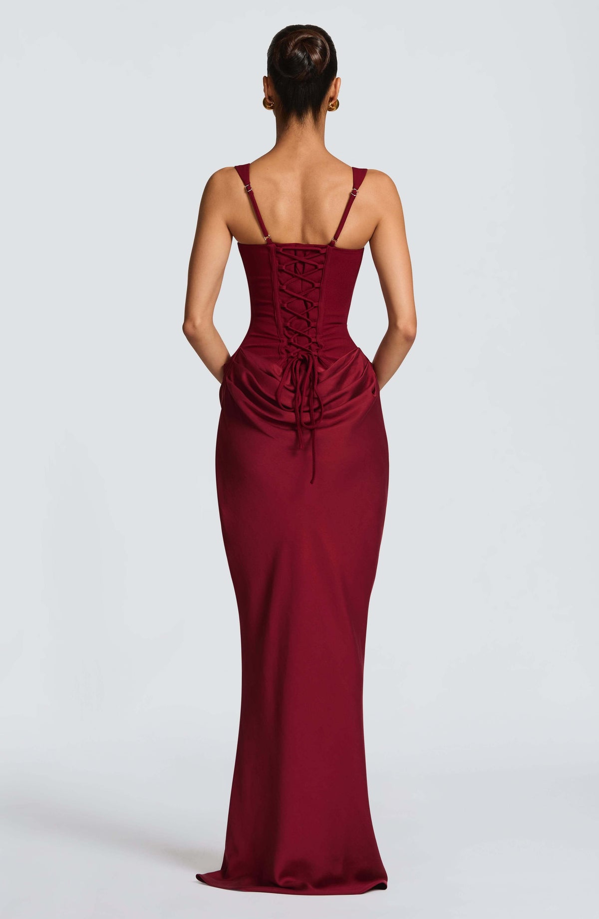 Women’s Corset Maxi Wedding Guest Dress