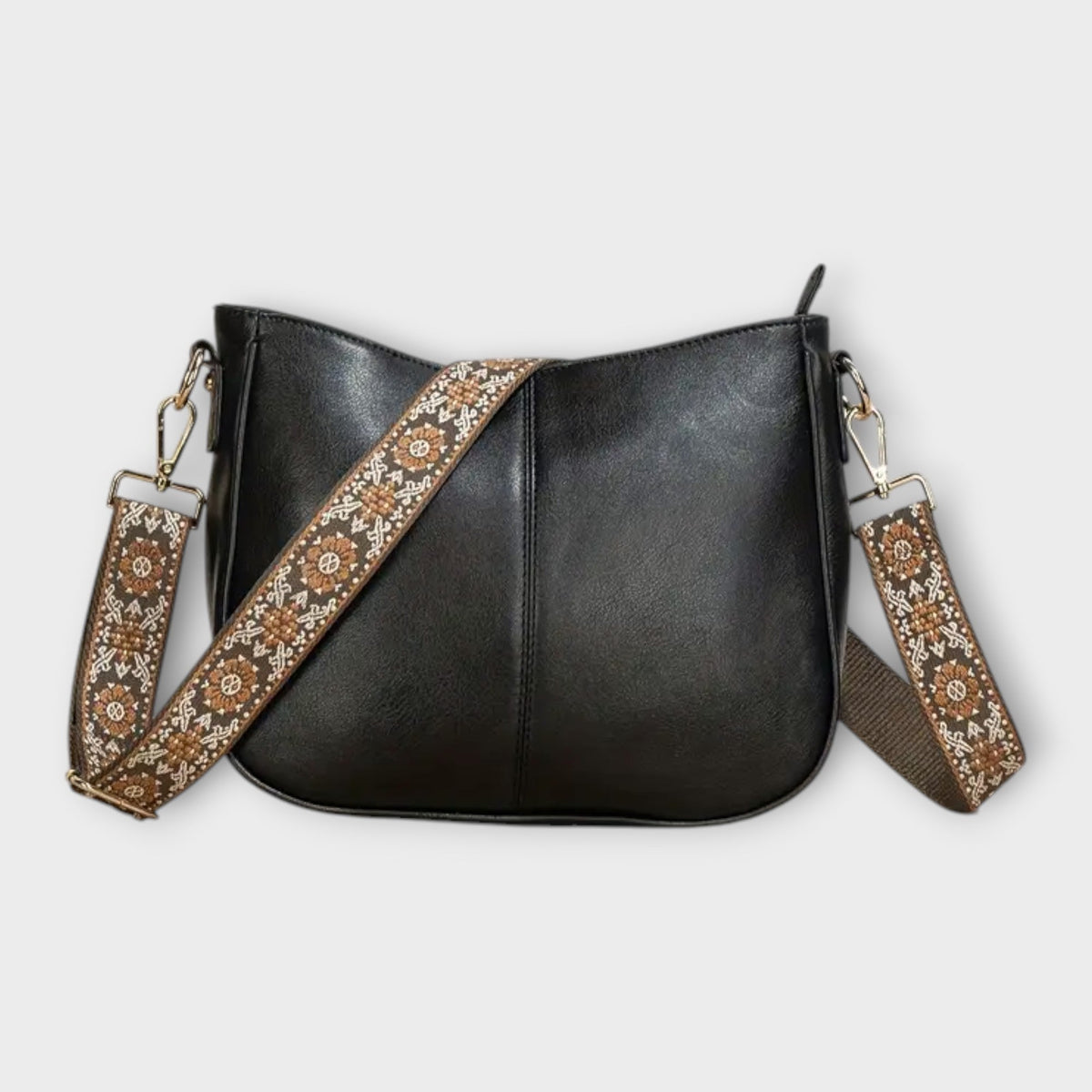 Women’s Crossbody Bag with Adjustable Patterned Strap