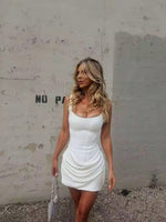 Women’s Draped Mini Cocktail Dress