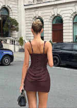 Women’s Draped Mini Cocktail Dress