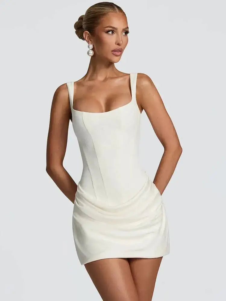 Women’s Draped Mini Cocktail Dress