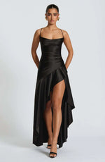 Women’s High Slit Maxi Wedding Guest Dress
