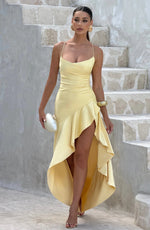 Women’s High Slit Maxi Wedding Guest Dress