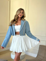 Women’s High Waisted Flared Mini Skort