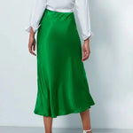 Women’s High Waisted Midi Skirt