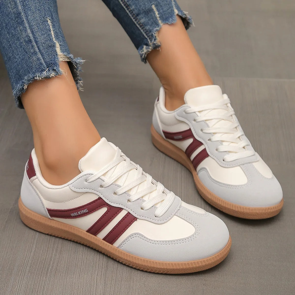 Women’s Lace-Up Low-Top Sneakers