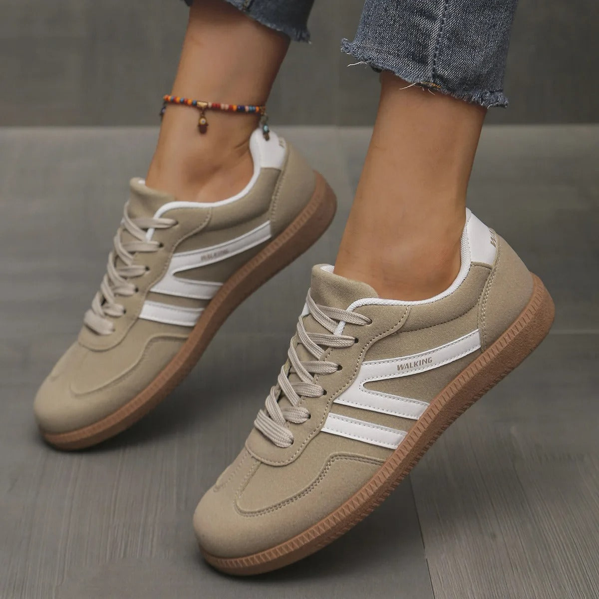 Women’s Lace-Up Low-Top Sneakers