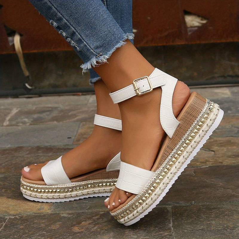 Women’s Open-Toe Ankle Strap Platform Sandals