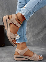 Women’s Open-Toe Platform Wedge Sandals