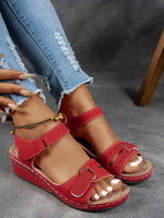 Women’s Open-Toe Platform Wedge Sandals