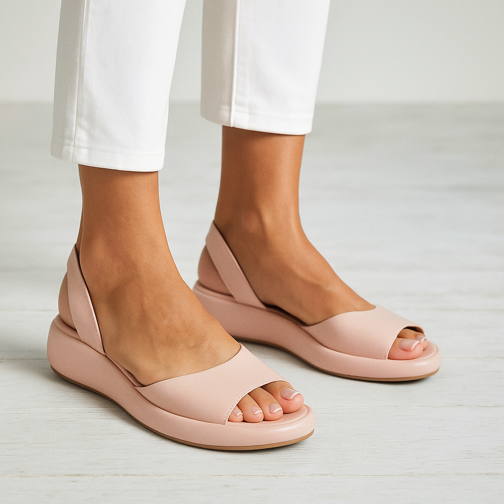 Women’s Open-Toe Slingback Flat Sandals