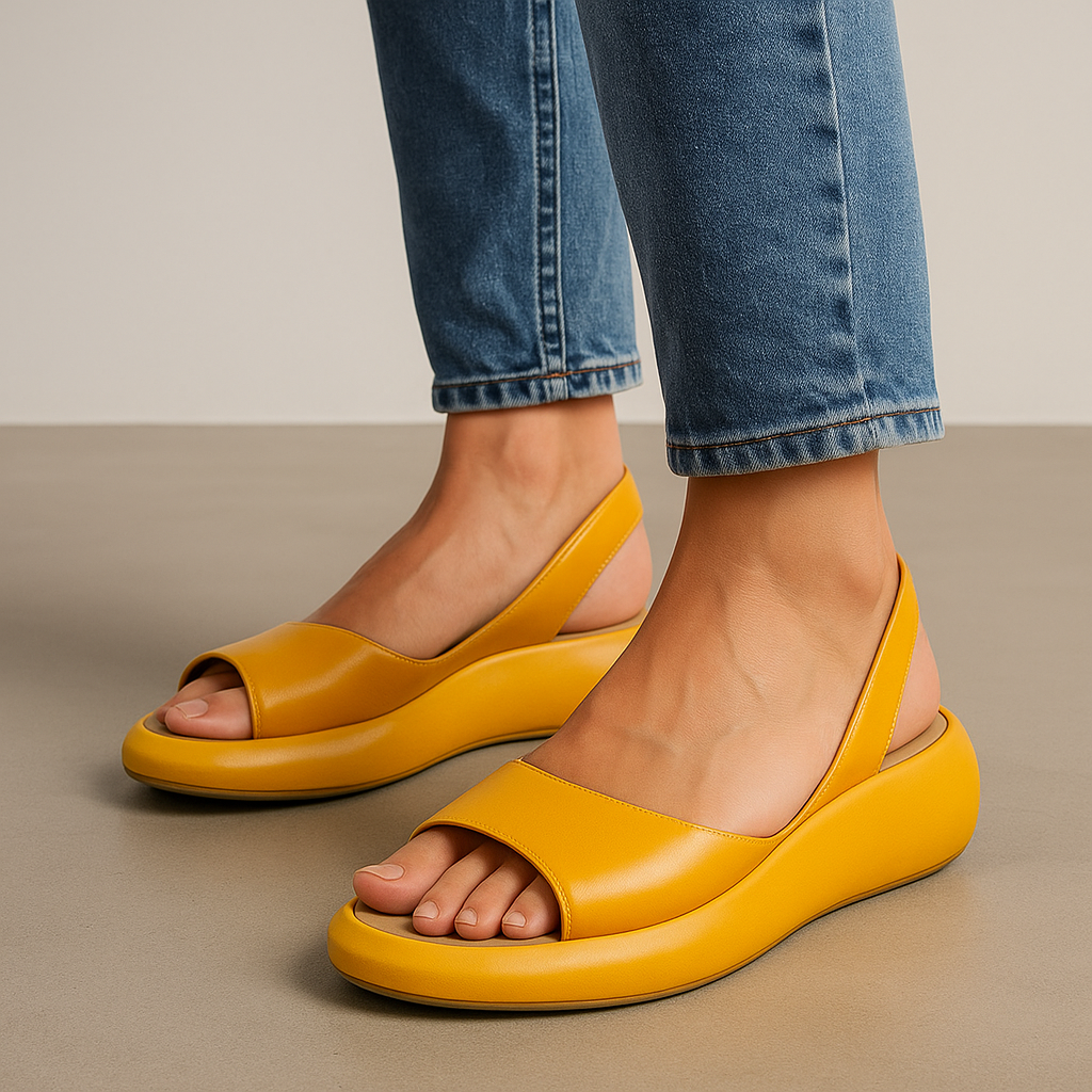 Women’s Open-Toe Slingback Flat Sandals