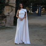 Women’s Scarf Neck Maxi Wedding Guest Dress