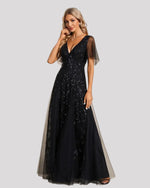 Women’s Sequin Maxi Wedding Guest Dress