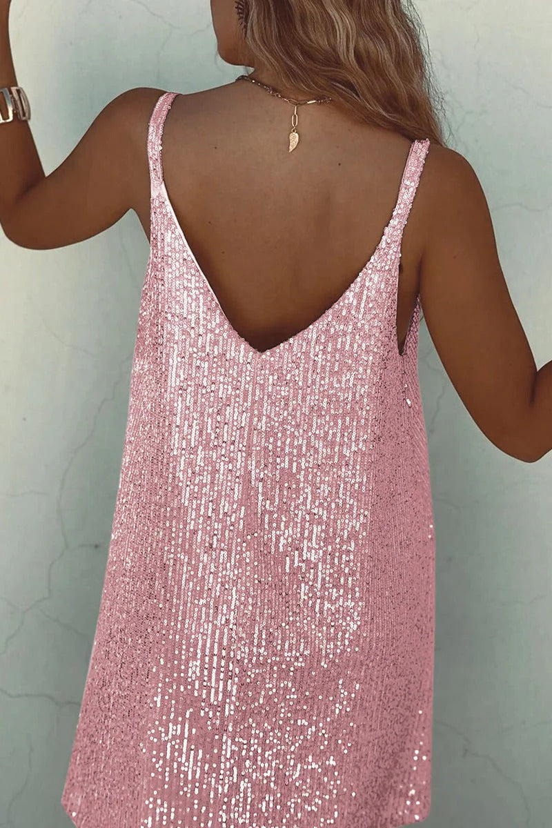 Women’s Sequin Mini Prom Dress