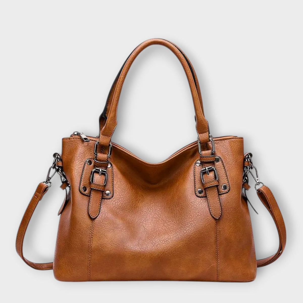 Women’s Shoulder Bag with Buckle Detail