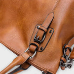 Women’s Shoulder Bag with Buckle Detail