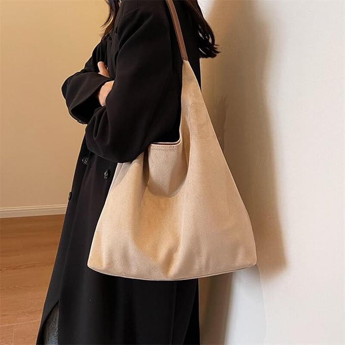 Women’s Shoulder Bag with Wide Opening