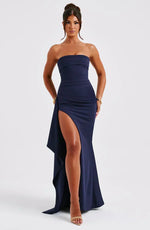 Women’s Strapless Maxi Wedding Guest Dress