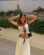 Women’s Boho Crop Top & Maxi Skirt 2 Piece Set