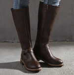 Women’s Buckle Strap Knee High Boots