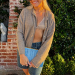 Women’s Button Front Loose Fit Cardigan