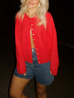 Women’s Button Front Loose Fit Cardigan