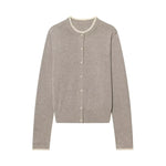 Women’s Crew Neck Button Front Knit Cardigan
