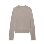 Women’s Crew Neck Button Front Knit Cardigan